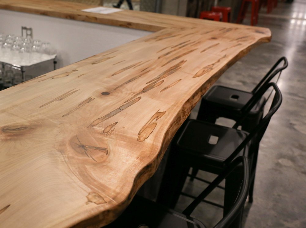 live edge counter top