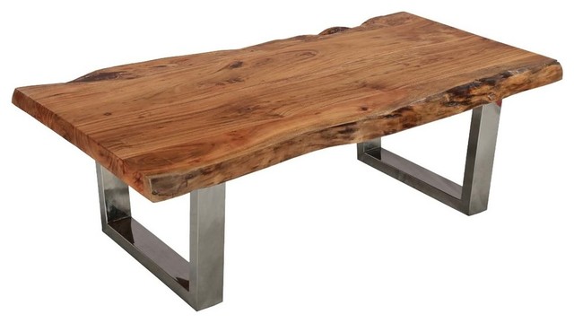 live edge coffee table